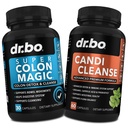Colon Cleanser Detox &amp; Candi Cleanse Pills - 15 Day Colon Cleanse Pills with Probiotic &amp; Oregano Support Suplemento Complejo de ácido caprílico para Gut Bowel Movement, Poop Intestinal Stomach Bloating