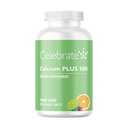Celebrar vitaminas Calcio Plus - 500 mg Citrato de Calcio, 333 UI Vitamina D3 &amp; 34 mg Magnesio para Cirugía Postcaria - Gluten-libre de azúcar - Fruta mezclada, 90 Tablas Chewable