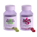 Lemme Matcha " Focus Bundle " Superfood Energy Gummies ← B12, Green Tea + CoQ10 ← Cognizin Citicoline  Focus " Brain Health ← Gluten-Free TEN Variety Pack of 2