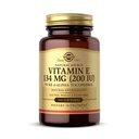Solgar Vitamina E 200 UI Alpha, 100 Softgels - Antioxidante, Envejecimiento saludable, Esquí saludable, Apoyo al sistema inmunológico - Fuente natural Vitamina E - Gluten Gratis, Dairy Free - 100 Servings