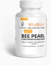 Bee Pollen Supplment - Bee Pollen, Propolis y Royal Jelly - Vitaleons Bee Pearl - Cada perla tiene vitaminas, microelementos, polifenoles y antioxidantes (Vegetariano, 60 cápsulas)