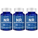 Lovita NR (Nicotinamide Riboside) 350 mg, Suplemento NAD con Trans-Resveratrol y Betaine, Promover NAD Plus Niveles, Envejecimiento saludable, 30 cápsulas Vegan Enteric-Coated (Pack of 3)