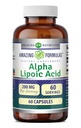 Fórmulas increíbles Ácido Lipoico alfa TENIDO 200 Mg Suplemento TENIDO Capsules TENIDO NO Gluten-Free TEN Made in USA (1 Pack, 60)