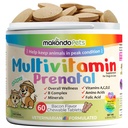 Vitaminas prenatales para perros – Multivitamina, ácido fólico, calcio, hierro, minerales y aminoácidos. Ideal para niños embarazadas, lactancia materna y recién nacidos – Suplemento de perros mayores, multi vitamina completa del cachorro.