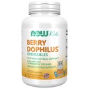 AHORA Suplementos de alimentos, BerryDophilusTM con 2 Billones, 10 Strains Probióticos, Xylitol Endulzado, Verificado de Strain, 120 Chewables, embalaje puede variar
