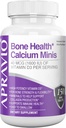 Bono Sanidad Calcio Minis Tabletas, Suplementos de Calcio w / Vitamin D3, Magnesio, Zinc, Cobre, Manganeso, Minerales para ayudar a apoyar la fuerza ósea, producción de colágeno, salud inmune, 150ct