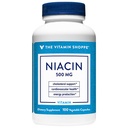 La vitamina Shoppe Niacina - Cholesterol Soporte - 500 MG (100 cápsulas vegetales)