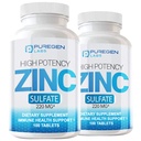 Laboratorios de puré de zinc Sulfato 220 mg Suplemento dietético Tabletas - 100 Cuenta (Pack of 2)