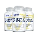 Investigación Curcumina Turmérica Verificada - con Complejo BioPerine, Curcumin C3 - Vegan - Hecho en EE.UU. - 180 cápsulas - Hecho en EE.UU.