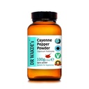 Dr. WAKDE Cayenne Pepper Powder (Capsicum frutescens) - 100g (3.5oz) ← Pure, Raw " Dried Powder