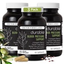 Presión duradera de la sangre – Benolea Olive Leaf " Enovita Grape Seed Extract – Healthy Circulation, Nitric Oxide " Artery Support – Doctor Formulado, Vegan, Non-GMO, Made in USA (180 cápsulas)