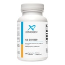 XYMOGEN K2-D3 5000 - Vitamina D3 K2 - Vitamina Bioavailable D 5000 UI (Cholecalciferol) con MK-7 - Corazón, Arterial, Bone Health + Immune Support Suplemento (60 cápsulas)