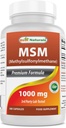 Mejores Naturales MSM 1000 mg 180 cápsulas