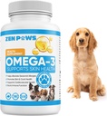 Petróleo de pescado Omega 3 para perros - 180 conde Treats de mesa – Ayuda a la cama, alergia a la piel, Itch y alivio de la piel seca, puntos calientes - salud conjunta - suplemento de piel y carne - aceite de salmón - sabor a pato