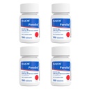 Major FeroSul - Sulfato ferroso 325 mg Tabletas - Suplemento de hierro para mujeres y hombres - Especialmente Coated Easy-to-Swallow Tablets - Rojo - 100 Conde (4 Pack)