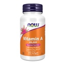 AHORA Suplementos de alimentos, vitamina A (Aceite de hígado de frutas) 25.000 UI, nutrición esencial, 250 Softgels
