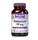 Suplemento de Potasio de Bluebonnet Aspartate 99mg Suplementos Minerales Esenciales para Equilibrio de Electrolitos - No GMO, Vegan, Kosher Certified, Gluten-Free, Soy-Free, Dairy-Free - 90 Veggie Capsules