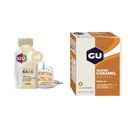 GU Energy Original Sports Nutrition Energy Gel, 8-Count Cake de cumpleaños y 8-Count Salted Caramel Flavors