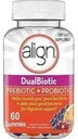 Prebióticos alineados + Gummies Probióticos Sabores de frutas naturales - 60 TC, Pack de 3