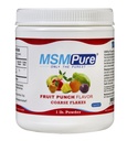 KALA HEALTH MSMPure Fruit Punch Flakes de pólvora de MSM tosca – Sulfuro orgánico para flexibilidad conjunta, apariencia de piel y soporte para uñas de pelo – 1 lb, EE.UU. Hecho, cristales destilados