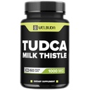 WELBUDA 1000mg Suplemento Tudca con Leche Esteto Extracto - 60 cápsulas Vegan - Apoyo al Sistema Inmunitario, Salud de la Digestión, Purificación del Cuerpo &amp; Salud del Cerebro