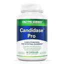 Enzyme Science Candidase Pro - Enzimas digestivas con probióticos Diseño para Candida Cleanse y Detox Soporte para Mujeres y Hombres - Gut Health - Enzimas Digestivas - 84 Capsules