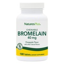 Naturalezas Plus Bromelaina Chewable - 40 mg - Natural Proteolytic Enzyme Suplemento - 180 Tablas Chewable (180 Serviciones)