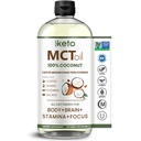 Keppi MCT Aceite - De 100% Cocos - C8 y C10 sin sabor, sin GMO certificado, sin aceite de palma, Vegan, Kosher, Halal, 32 oz Aceite de coco
