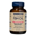Wiley's Finest Wild Alaskan Fish Oil Prenatal DHA - 900mg EPA y DHA Omega-3 para mujeres embarazadas y madres de enfermería - 60 Softgels (30 servicios de vitamina prenatal)