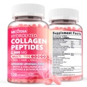2 Pack Liposomal Collagen Peptides Pills for Women 2000mg, Multi Hydrolyzed Collagen Tipo I, II, III, V, X con 2500mcg Biotin - Collagen Suplementos Softgels con cabello, piel y uñas Vitaminas, 240 Cts