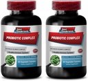 Digestión saludable - Complejo avanzado PROBIOTIC para sistema digestivo - Bacillus Probiótico, Suplementos Digestivos, lactis bifidobacterium, Fórmula Digestiva Probiótica Multi Enzyme, 2B 120 Caps