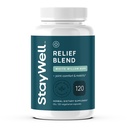 Pain Relief- White Willow Bark Extract, Devil's Claw, Turmeric, Boswellia, Bromelain y Ginger Premium Extract Blend- 120ct