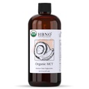 HBNO Organic MCT Oil 16 oz (475ml) Relación calidad/precio - Ideal para aderezos salados, bálsamos de labios, lavado facial, lociones, cuidado de piel y productos para el cuidado del cabello.