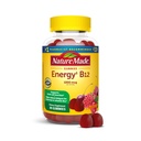 Nature Made Energy B12 1000 mcg, Dietary Supplement for Energy Metabolism Support, 80 Gummies, 40 Day Supply El embalaje puede variar