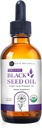 Kate Naturals Organic Black Seed Oil (4oz, Virgin, Cold Pressed, Non-GMO) Liquid Nigella Sativa para Immune Support " Digestion. Puro aceite de comino negro para el cabello y la piel