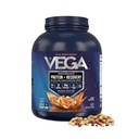 Vega Sport Vegan Protein Powder + Recuperación - 30g Proteína basada en plantas por Serving, Mantequilla de maní, 45 Servimientos, 5g BCAAs, Probióticos, NSF certificado, para Shakes &amp; Smoothies, 4.2lbs (Paquete May Vary)