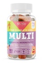 SUKU The Complete Kids Multivitamin Gummies – Vitaminas A, C, D, E, B6, B12, Folate " Zinc – Immune Support, Sugar-Free, Gluten-Free, Non-GMO, Tropical Bonanza Flavor – 60 Cuenta