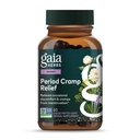 Gaia Herbs Cramp Relief - Suplemento Herbal para Equilibrio de Hormonas &amp; Período Cramp Relief - Hecho con Root de Licorice Orgánica, Blanco Peony Root, Turmeric &amp; Más - 60 cápsulas Vegan (60 piezas)