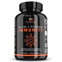 THE ENCLARE NUTRITION 10 in 1 Immune Support Booster Supplement with Echinacea, Vitamina C and Zinc, Turmeric, Ginger, B6, Elderberry for Adults Immunity Defense Vitamins, Made in USA Veg Cap 60 Ct (1)