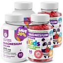 Niños Magnesio Gummies sin azúcar 120 Conde y Magnesio Gummies sin azúcar 120 Conde - Calma Magnesium Gummies Suplemento para niños, Lágrimas de calma de magnesio sin azúcar para niños y adultos