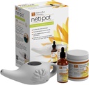 Himalayan Chandra ECO Neti Pot Sistema completo de limpieza de Sinus Kit de inicio