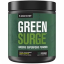 Jacked Factory Green Surge Green Superfood Powder- Keto Friendly Greens Drink w/Spirulina, Wheat & Barley Grass, Organic Green - Green Tea Extract, Probiotics & Digestive Enzymes - Sour Apple