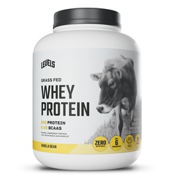Niveles Grass Fed Whey Protein Powder, No Artificials, 24G de Protein, Vanilla Bean, 5LB