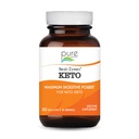 Real-ZymesTM KETO Digestive Enzymes Supplement with Probiotics for Better Digestion - Natural Support for Relief of Bloating, Gas, Belching, Diarrhea, Constipation, IBS, etc. - 30 Caps