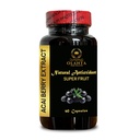ACAI Berry Extract - Antioxidantes Suplemento, Acai Powder, 4:1 acai Berry Extract, All-Natural and Non-GMO Acai Boost Blend - 1 Bottle 60 Capsules