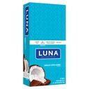 LUNA BAR - Bares de calabaza gratis con gluten - Chocolate con sabor de coco picado -8g de proteínas - No GMO - Escarbamiento integral de base vegetal - En las caras de go (1.69 Unce Snack Bares, 15 Conde)