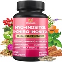 BMVINVOL Inositol Suplemento - Myo-Inositol y D-Chiro Inositol Ideal 40:1 Ratio - Plus Berberine, Cinnamon, Ashwagandha + 5 Más - 60 cápsulas