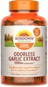 Suplemento de ajo al atardecer, 250 Softgels