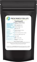 Prescrito para el polvo de nuez, suplemento de fibra natural, fibra de maíz soluble prebiótico para adultos, libre de gluten, vegano, no GMO (2kg / 4.4lb)