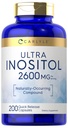 Carlyle Inositol Suplemento TEN 2600mg ANTE 200 Capsules Silencio para Mujeres &amp; Hombres Silencio como Myo-Inositol ANTE No-GMO, Gluten Free